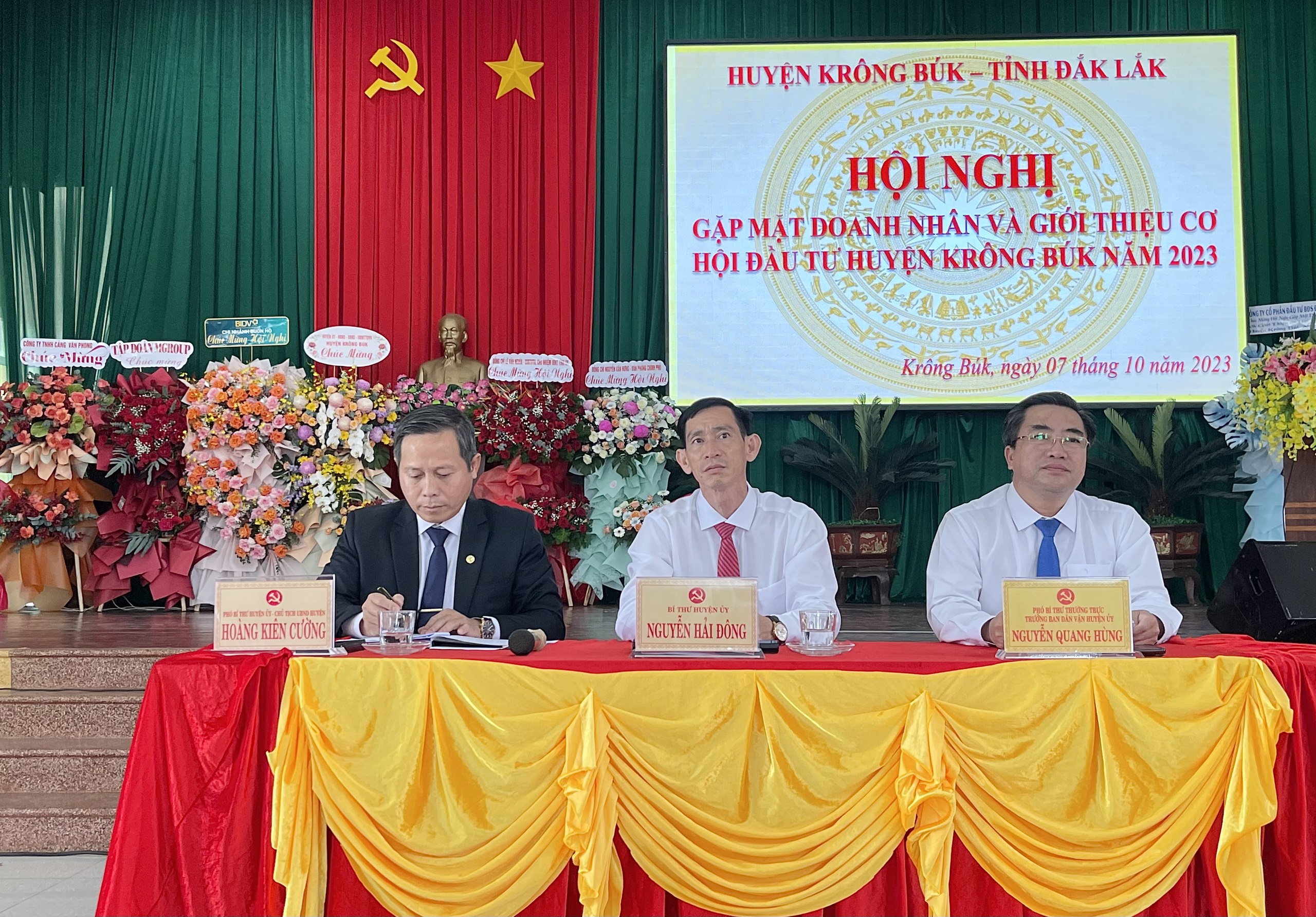UBND huyện Krông Búk tổ chức Hội nghị gặp mặt doanh nhân và giới thiệu cơ hội đầu tư huyện Krông Búk năm 2023